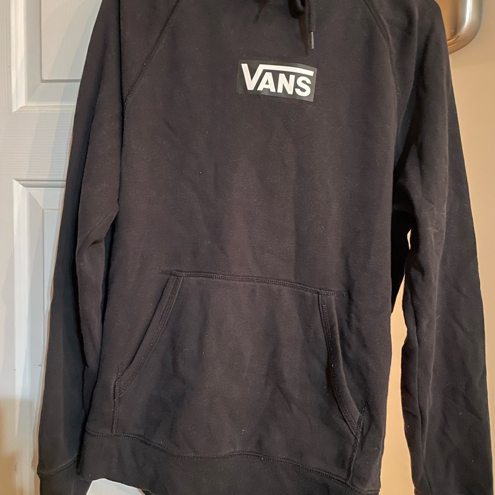 Vans Charcoal Hoodie with Drawstring